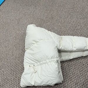 white puffer jacket